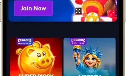 legendz welcome game lobby1